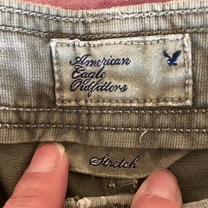 American Eagle Outfitters Gray Stretch Jeans